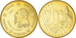 World Coins - Sweden, 20 Euro Cent, 2004, unofficial private coin, , Copper Plated
