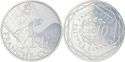 World Coins - France, 10 Euro, Franche-Comté, 2010, , Silver
