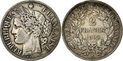World Coins - France, 2 Francs, Cérès, 1895, Paris, Silver, , KM:817