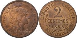 World Coins - France, 2 Centimes, Dupuis, 1898, Paris, Bronze, , Gadoury:107, KM:841