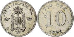 World Coins - Sweden, Oscar II, 10 Öre, 1899, Silver, , KM:755
