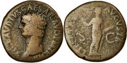 Ancient Coins - Coin, Claudius, As, 41-50, Roma, VF(30-35), Copper, Cohen:47, RIC:97