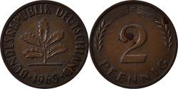 World Coins - Coin, GERMANY - FEDERAL REPUBLIC, 2 Pfennig, 1965, Munich, , Bronze
