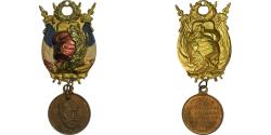 World Coins - France, Medal, Souvenir de Victor Hugo, 1885, Brass,
