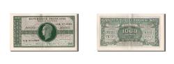 World Coins - Banknote, France, 1000 Francs, 1943-1945 Marianne, UNC(60-62), Fayette:VF 12.1