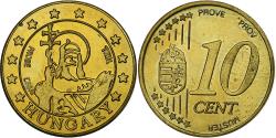 World Coins - Hungary, Medal, Essai 10 cents, Brass,