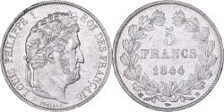 World Coins - France, 5 Francs, Louis-Philippe, 1844, Strasbourg, Silver, , KM:749.3