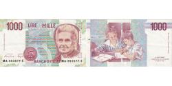 World Coins - Italy, 1000 Lire, 1990-1994, KM:114c, EF(40-45)