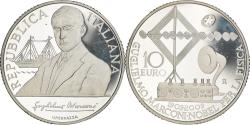 World Coins - Italy, 10 Euro, Guglielmo Marconi, 2009, Rome, BE, , Silver, KM:317