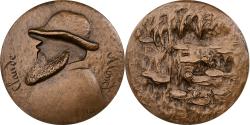 World Coins - France, Medal, Claude Monet, 1968, Bronze,