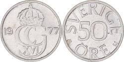 World Coins - Coin, Sweden, 50 Öre, 1977