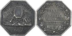 World Coins - France, Token, Corporation des Miroitiers, ND (1844), Silver,