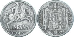 World Coins - Coin, Spain, 10 Centimos, 1945