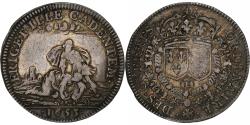 World Coins - France, Token, Louis XIV, Ordinaire des Guerres, 1653, Silver,