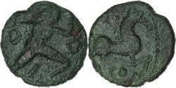 Ancient Coins - Bellovaci, Bronze au personnage courant, ca. 60-40 BC, Bronze,