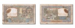 World Coins - Banknote, France, 20 Francs, 20 F 1939-1942 ''Science et Travail'', 1940