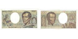 World Coins - France, 200 Francs, Montesquieu, 1988, J.057, EF(40-45), Fayette:70.8, KM:155c