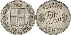 World Coins - Coin, Iceland, 25 Aurar, 1965, , Copper-nickel, KM:11