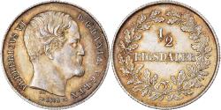 World Coins - Coin, Denmark, Frederik VII, 1/2 Rigsdaler, 1855, , Silver, KM:759