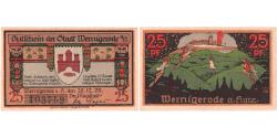 World Coins - Germany, Wernigerode Stadt, 25 Pfennig, 1920-12-20, UNC(63)