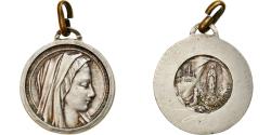 World Coins - France, Medal, Notre Dame de Lourdes, Religions & beliefs, , Silvered