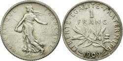 World Coins - Coin, France, Semeuse, Franc, 1909, , Silver, Gadoury:467