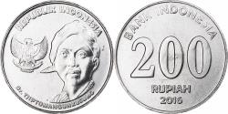 World Coins - Indonesia, 200 Rupiah, 2016, Aluminum,