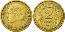 World Coins - Coin, France, Morlon, 2 Francs, 1935, , Aluminum-Bronze, KM:886