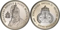 World Coins - VATICAN CITY, Medal, Le Pape Jean-Paul II, 2011, Copper-nickel, Proof,