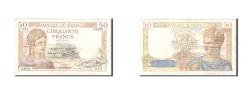 World Coins - Banknote, France, 50 Francs, 1938, 1938-04-28, EF(40-45), Fayette:18.12, KM:85b