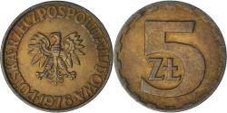 World Coins - Poland, 5 Zlotych, 1976