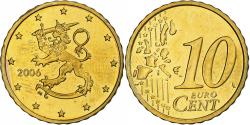 World Coins - Finland, 10 Euro Cent, 2006, Vantaa, Nordic gold, , KM:101