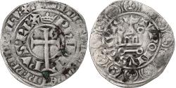 World Coins - France, Philippe VI, Gros à la queue, 1348-1350, Billon,