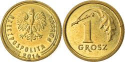 World Coins - Coin, Poland, Grosz, 2014, Warsaw, , Brass
