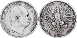 World Coins - Kingdom of Prussia, Wilhelm I, 1 Thaler, 1869, Berlin, Silver,