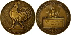 World Coins - France, Medal, La Populaire, Compagnie d'Assurances sur la Vie, Delamarre