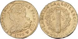 World Coins - France, Louis XVI, 2 Sols, 1792 / AN 4, Lille, Métal de cloche,
