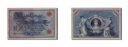 World Coins - Banknote, Germany, 100 Mark, 1908, 1908-02-07, KM:33a, EF(40-45)