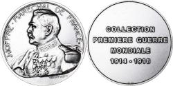 World Coins - France, Medal, J. Joffre Maréchal de France, Silvered bronze, Henry Nocq