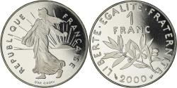 World Coins - Coin, France, Semeuse, Franc, 2000, Paris, Proof / BE, , Nickel