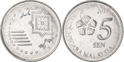 World Coins - Coin, Malaysia, 5 Sen, 2013