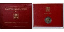 World Coins - Vatican, Pape François, 2 Euro, BU, 2015, Rome, Bi-Metallic,