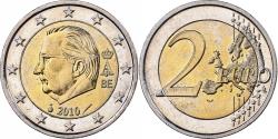 World Coins - Belgium, Albert II, 2 Euro, 2010, Brussels, Bi-Metallic,