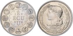 World Coins - France, Medal, Ecu Europa, Marianne, 1990, Copper-nickel, Rodier,