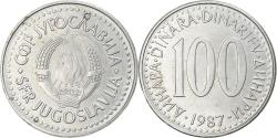 World Coins - Coin, Yugoslavia, 100 Dinara, 1987, , Copper-Nickel-Zinc, KM:114