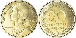 World Coins - Coin, France, Marianne, 20 Centimes, 1973, Paris, FDC,