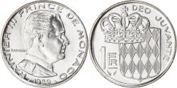 World Coins - Coin, Monaco, Rainier III, Franc, 1989, , Nickel, KM:140, Gadoury:MC 150