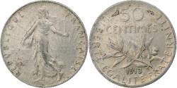 World Coins - Coin, France, Semeuse, 50 Centimes, 1913, Paris, , Silver, KM:854