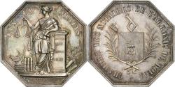 World Coins - France, Token, Notaires de l'Arrondissement de Douai, 1851, Silver, Lecomte