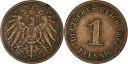World Coins - Coin, GERMANY - EMPIRE, Wilhelm II, Pfennig, 1900, Karlsruhe, , Copper